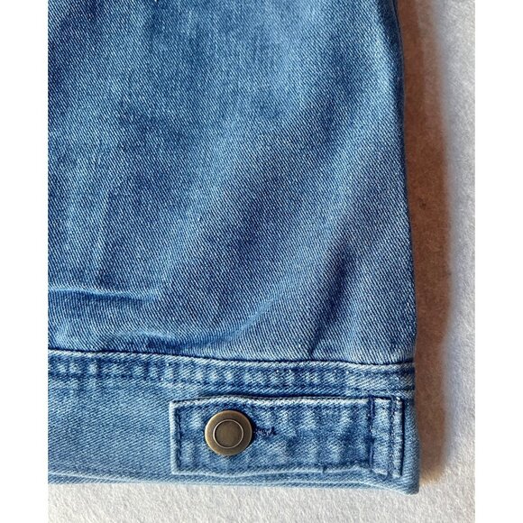 Jessica London Women's Denim Jacket Size 26W Button-Up Collared Long Sleeve - Picture 5 of 13